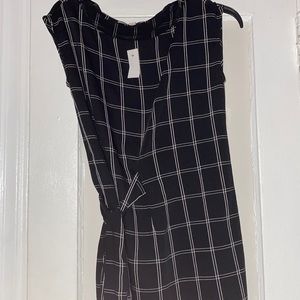Loft checkered mini dress